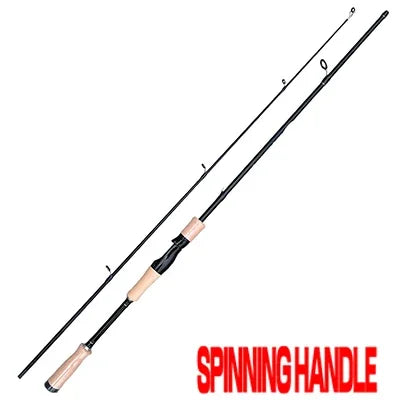 ML Fishing Spinning Rod 8-25g Solid Tip Ultralight Carbon Casting Fishing Rod For Trout Bass