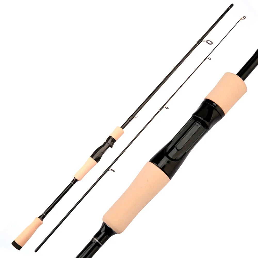 ML Fishing Spinning Rod 8-25g Solid Tip Ultralight Carbon Casting Fishing Rod For Trout Bass