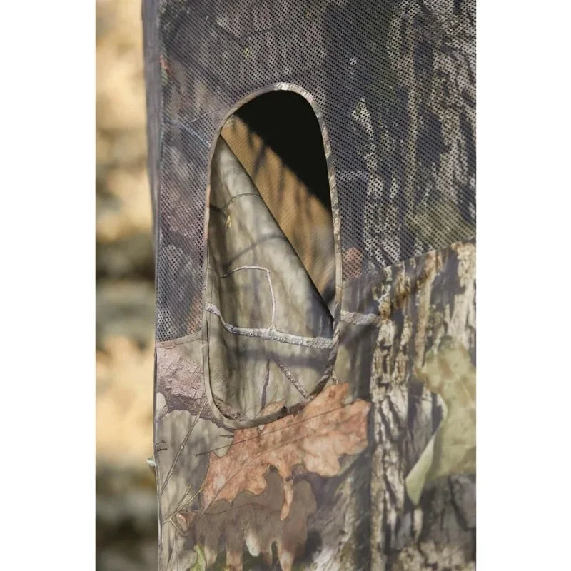 6 Foot Tripod Hunting Tower Blind, 2-Man Stand Elevated, Hunting Gear Equipment Accessories