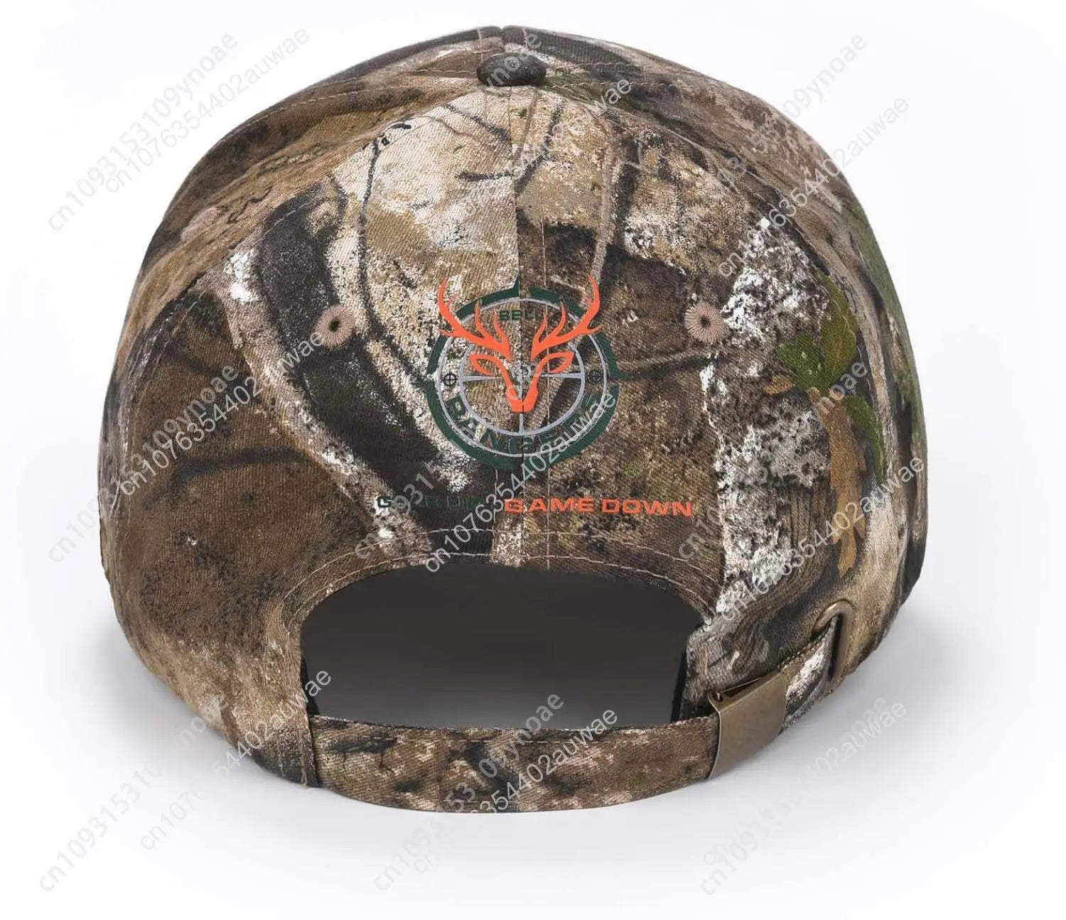 Realtree APX Camo Baseball Cap Hat 100% Cotton Twill (Peached) Men Woman Outdoor Casual Party Headwear Unisex