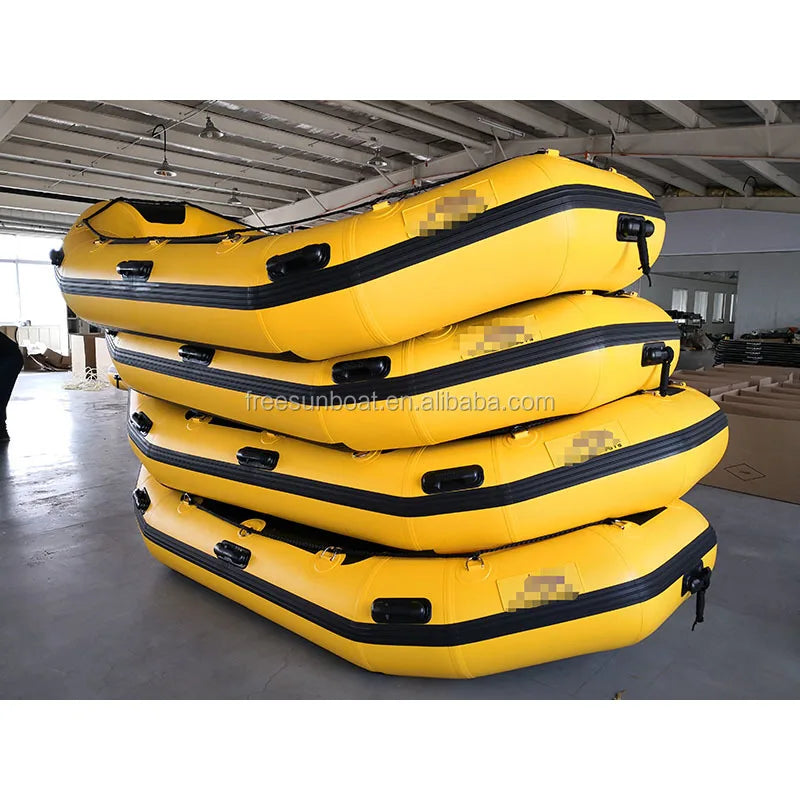 Inflatable Boat Lifeboat Life Raft Whitewater Rescue River Lake Rowing Boat With Motor Big Large High Quality Waterplay Crafts