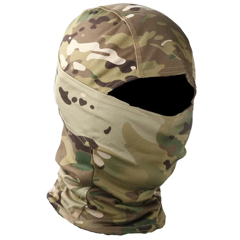 Camouflage Balaclava Hat Cycling Full Face Mask Outdoor Sports Hunting Hiking Ski Mask motorcycle Helmet Inner Cap  ﻿