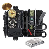 Survival Kit military Camping Multifunction Defense Equipment First Aid SOS for Wilderness Adventure With knife Thermal Blanket