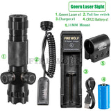 CX Laser Pointer Pen Green Laser Can Be Adjusted Up Down Left Right Infrared Set Sight Calibrator Hand-adjusted Laser Pointer