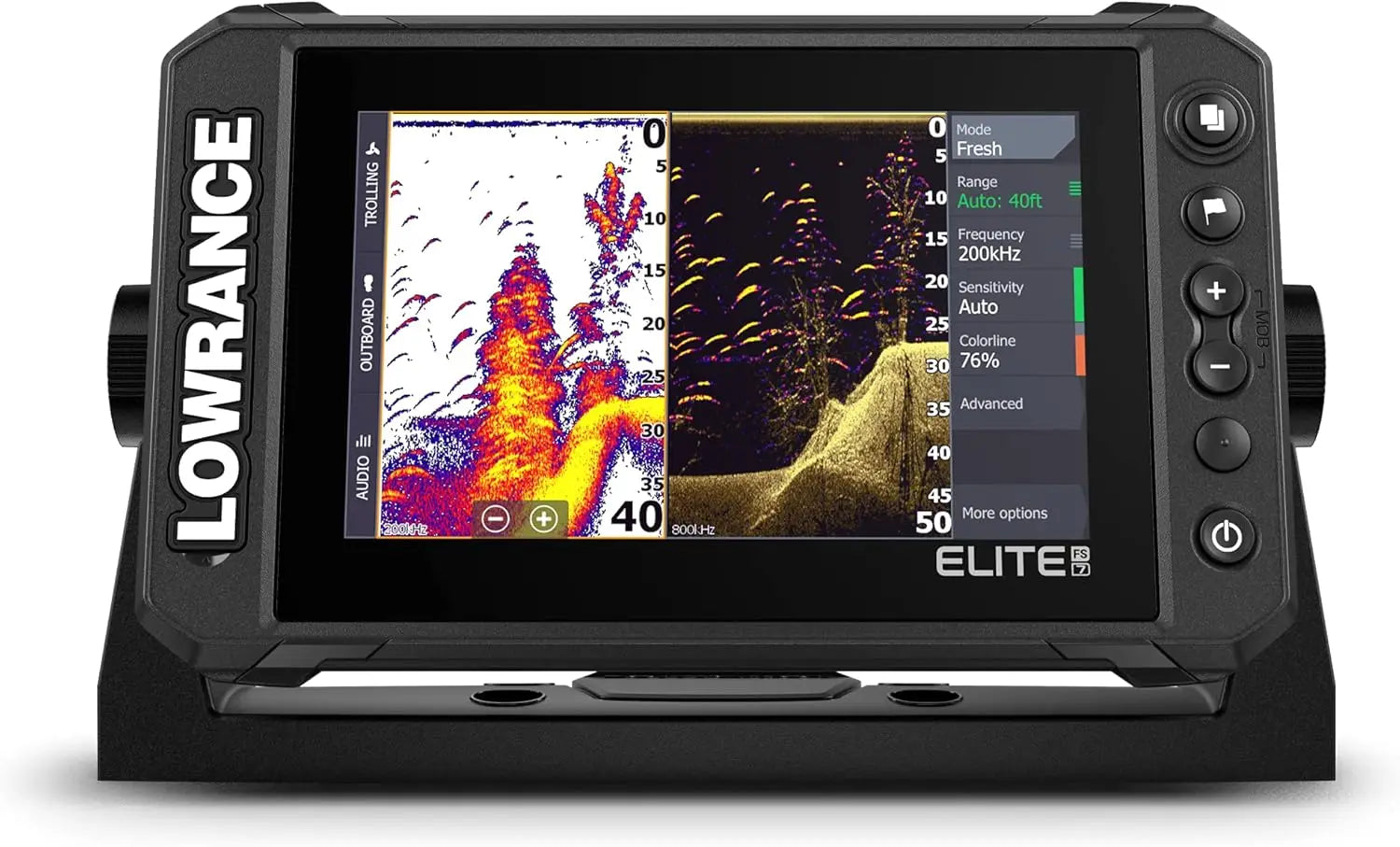 Elite FS 7 Fish Finder with Active Imaging 3-in-1 Transducer,  C-MAP Contour+ Charts