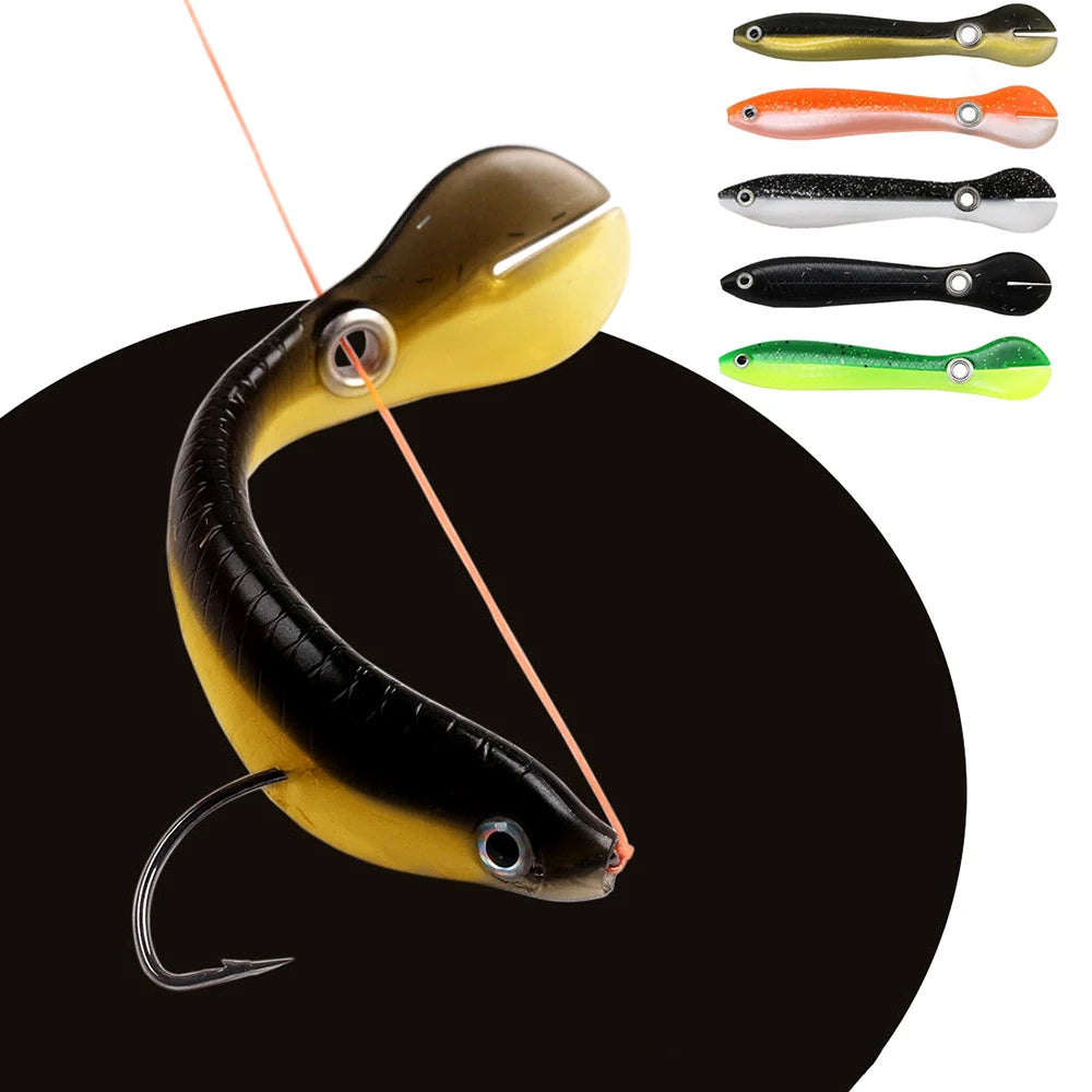 Good Quality Professional Shad Fishing Lure 5Pcs Soft 10cm Silicone Baits Swimbait Jigging Lure Artificial Baits 5pcs