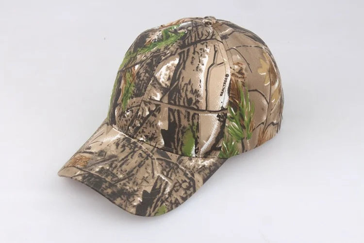 Men Outdoor Cap Hunting Real Tree Camouflage Camo cap Adult Leaves Baseball Cap Hiking hat casual dad hat Adjustable