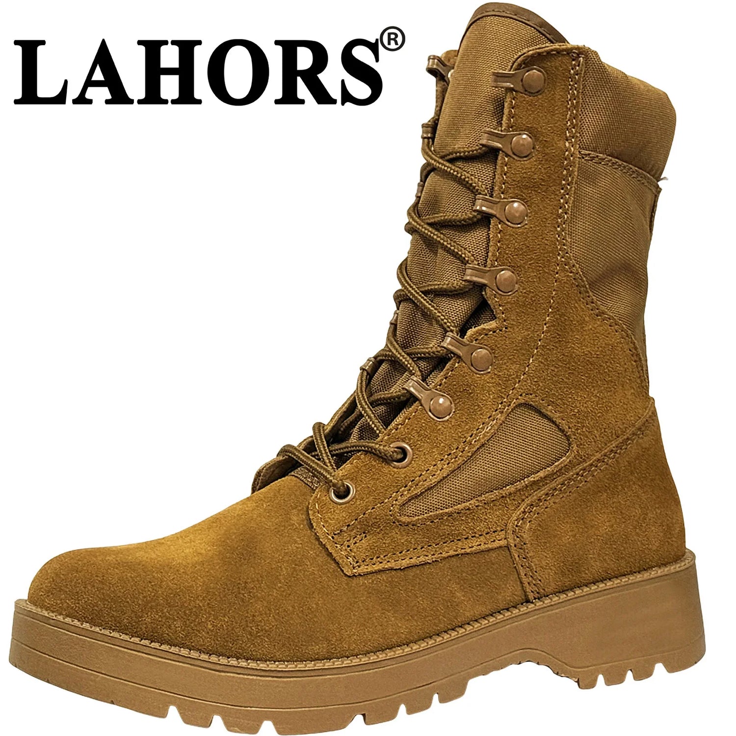 LAHORS Brand New Man Combat Tactical Boots Waterproof Outdoor Hiking Shoes Desert Army Boots Breathable Male Ankle Boots