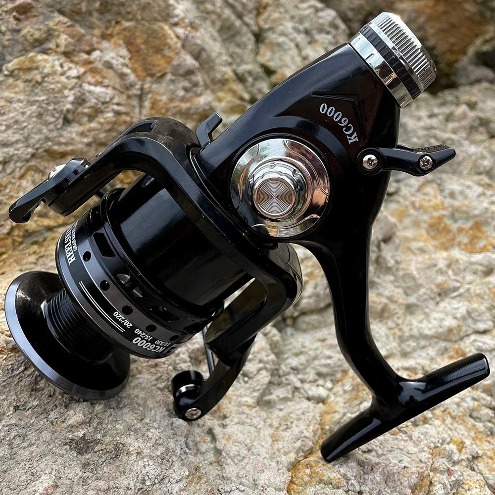 Quality Spinning Fishing Reel KC3000-6000 Series Metal Spool No Gap High-casting Wheel Saltwater Speed Ratio 5.2:1 for Carp Bass